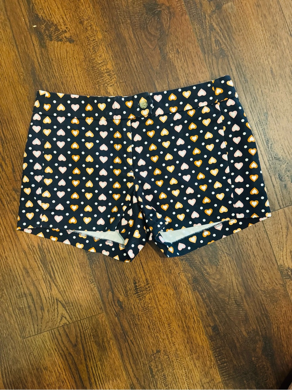 JCrew 3” stretch chino -Print Heart Women’s Shorts